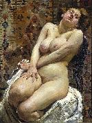 Lovis Corinth Nana, Female Nude France oil painting artist
